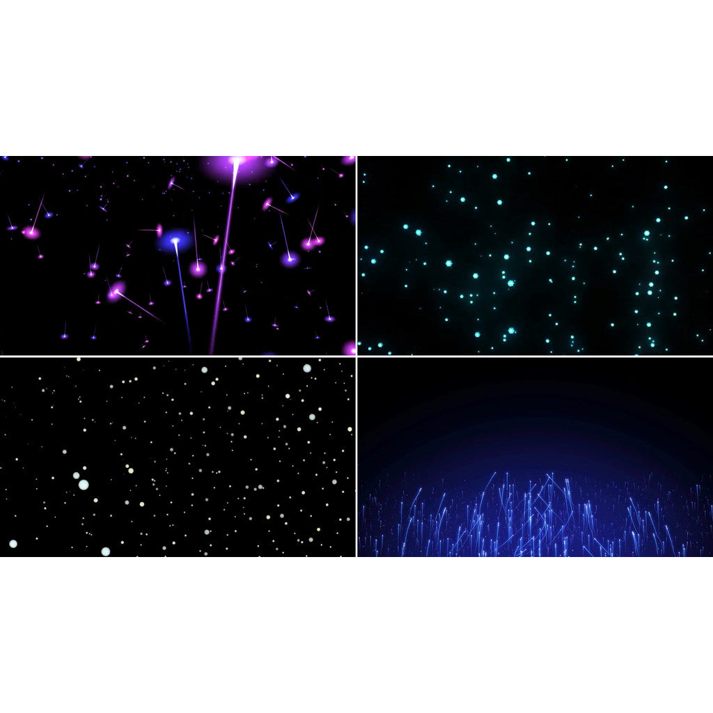 🎥 VJ LOOP | 💫 Romantic Starlight Particles 🌌✨ Galaxy Vibes & Dreamy LED Background [ MICHIGO STUDIO ]