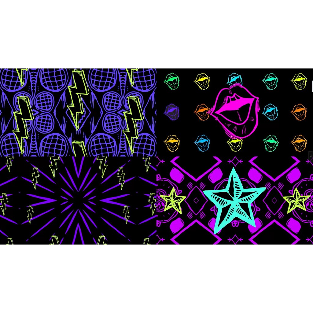 🎥 VJ LOOP | Handdrawn HipHop Cartoon Bounce Rhythm LED Club Visuals ✍️🎤🎠 [ MICHIGO STUDIO ]