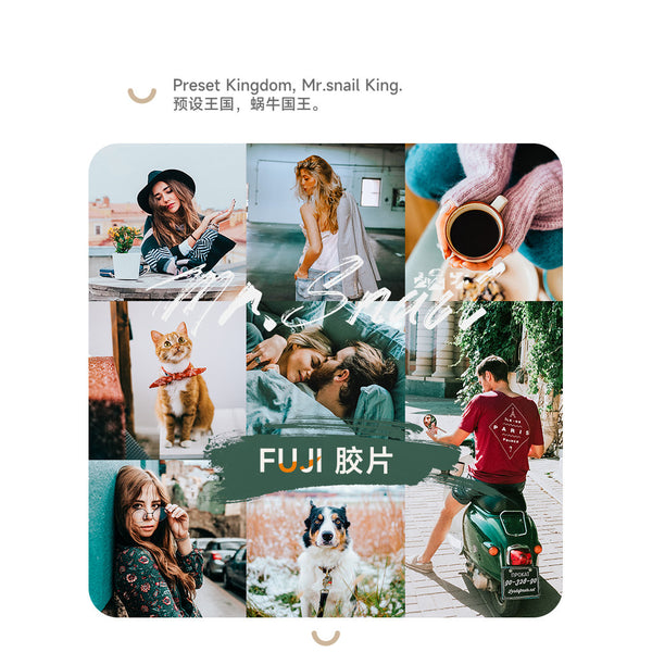 📸 Mr.241 Fuji Film - Lightroom Preset (Mobile, Capcut, DaVinci, PS)