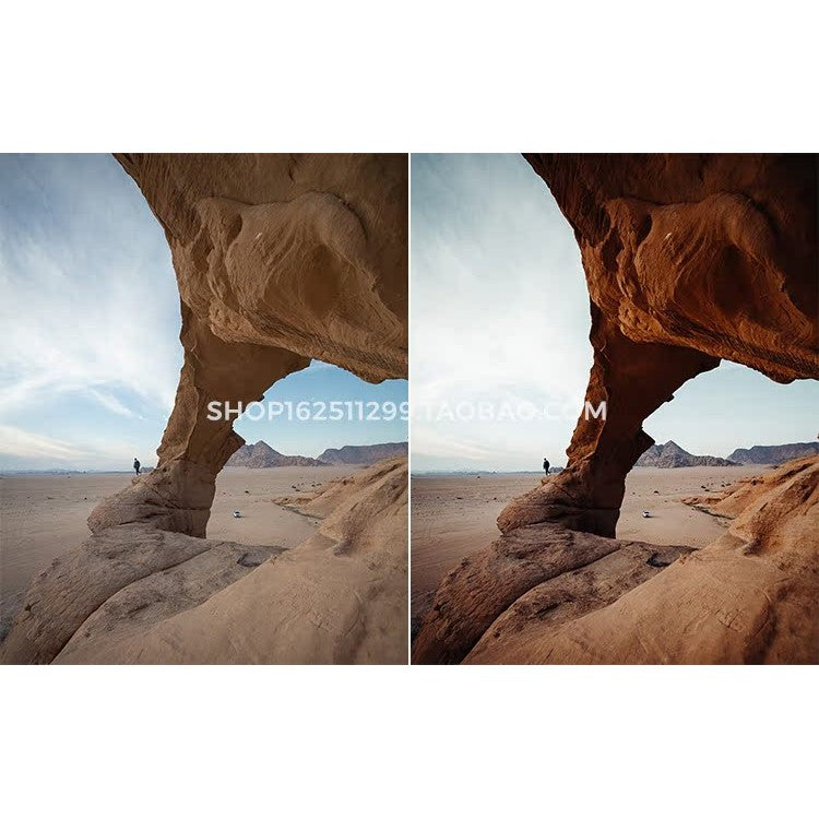 📸 Desert Gobi LR Preset – Lightroom Preset (Capcut, DaVinci, PS, PR, AE, Polarr)