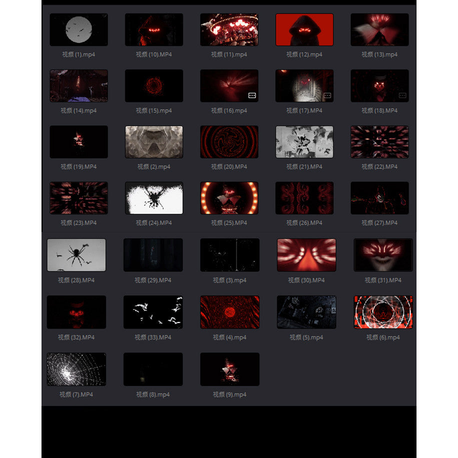 🎥 VJ LOOP | 4K Red & Black Joker Rhythm Flashing LED Stage Visuals 🤡🔴⚫ [ MICHIGO STUDIO ]