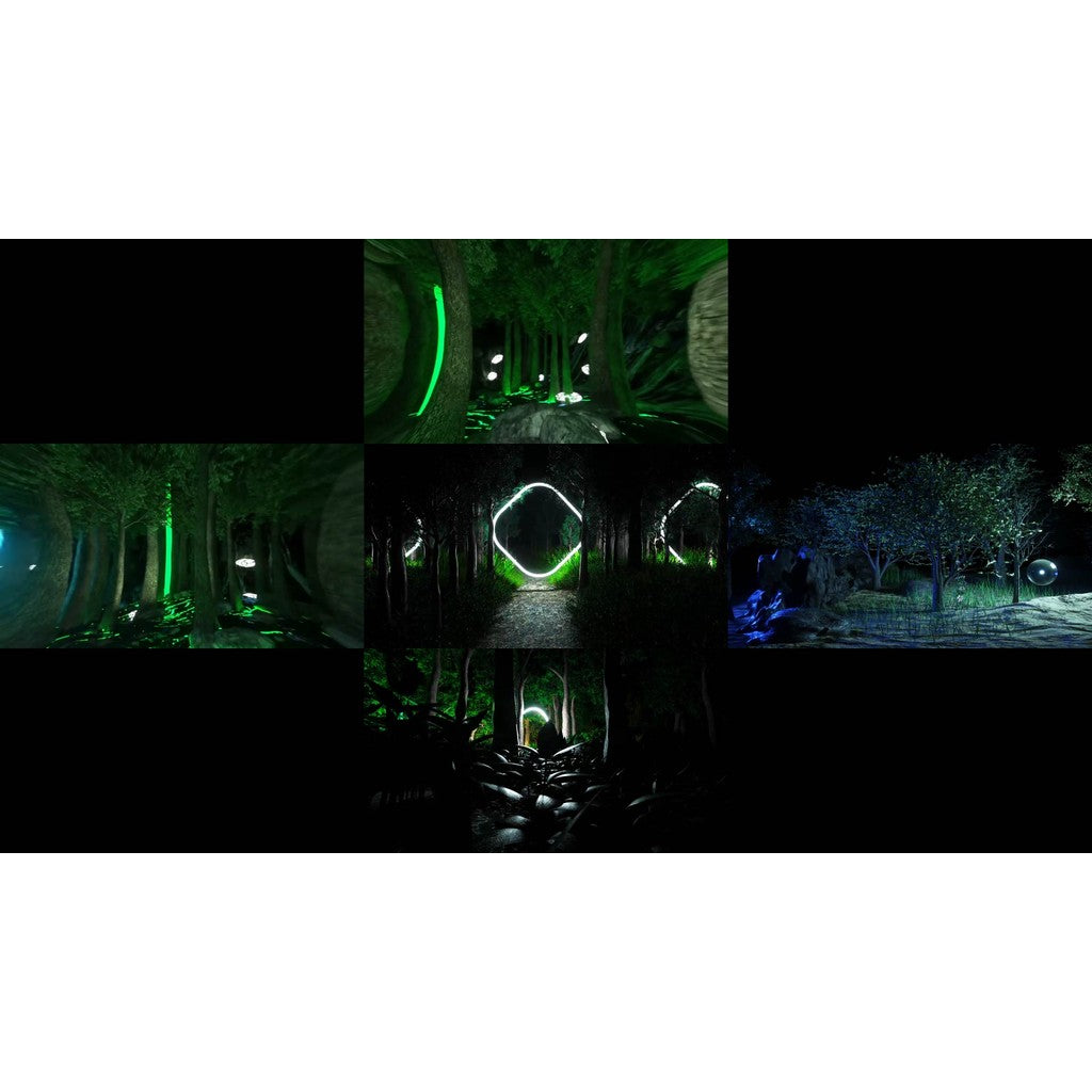 🎥 VJ LOOP | Jungle Forest Party Rhythm LED Club Visuals 🌲🌳🎉 [ MICHIGO STUDIO ]