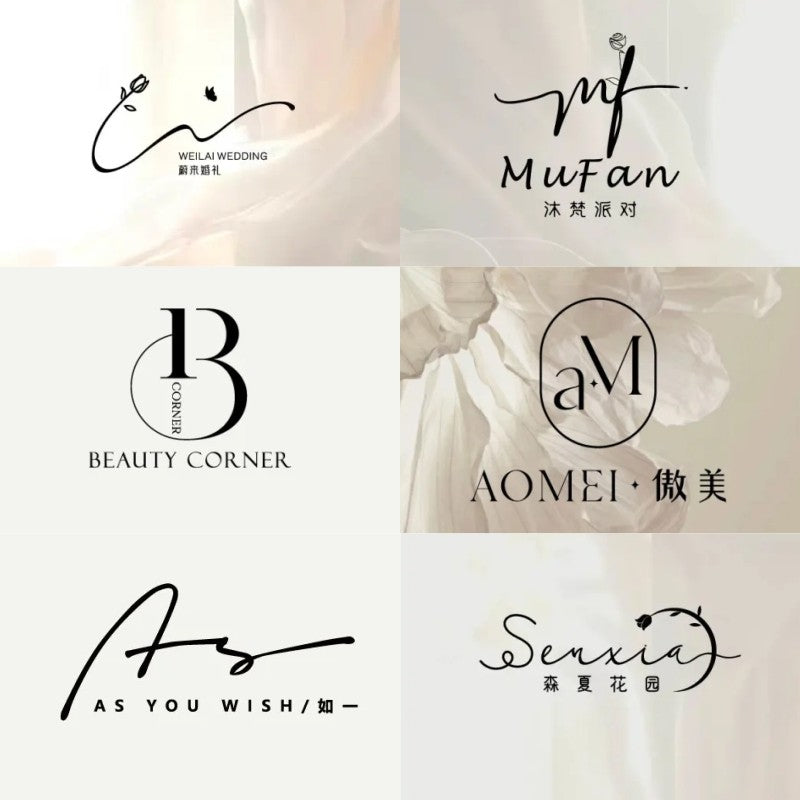 🎨 LOGO DESIGN | Premium Letter Logo ✍️ Elegant Brand Name & Icon for Shop, Wedding, Company 💼💍 [MICHIGO STUDIO]