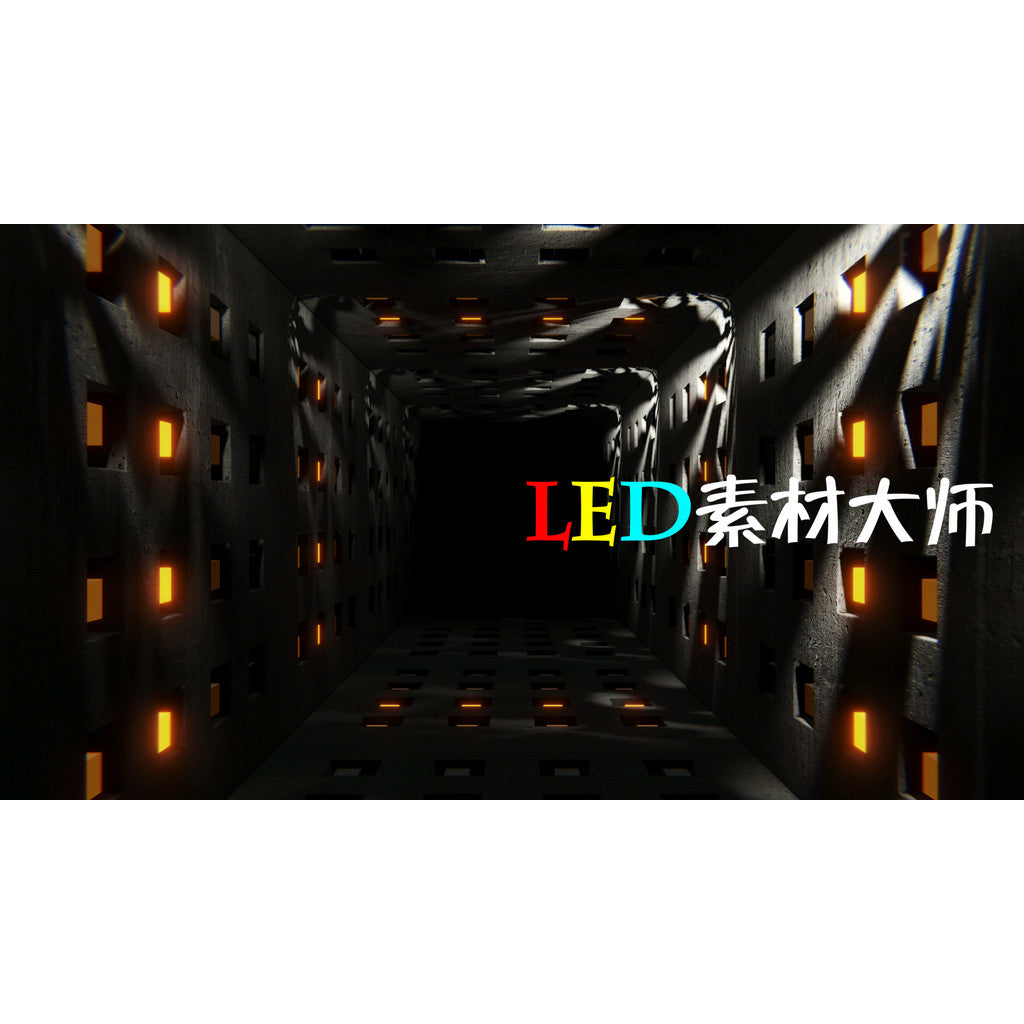 VJ LOOP | 🏗️ Industrial Metal Space Rhythm – Club/KTV LED Stage Visual VJ ⚙️🧱 [MICHIGO STUDIO]