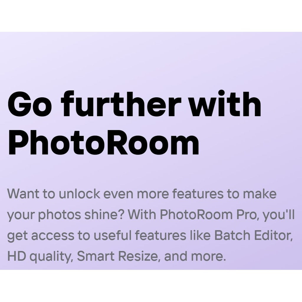 PhotoRoom Pro Account AI 抠图移除背景 Remove Bg Photo Room,[ MICHIGO STUDIO ]