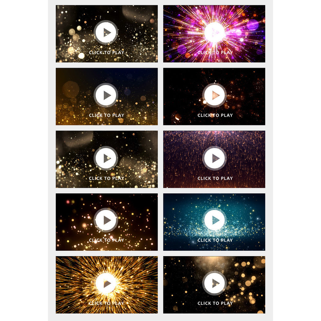 🎥 VJ LOOP 915 | Romantic Starry Sky Particle Wedding Stage LED Visuals 🌌🌟💍 [ MICHIGO STUDIO ]