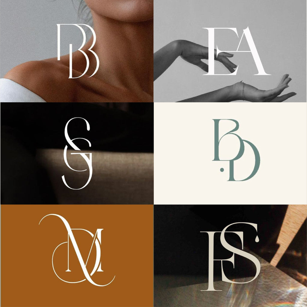 🎨 LOGO DESIGN | Custom Lettermark ✍️ English Logo for Beauty Brand, Wedding, Flower Shop 💐💅 [MICHIGO STUDIO]
