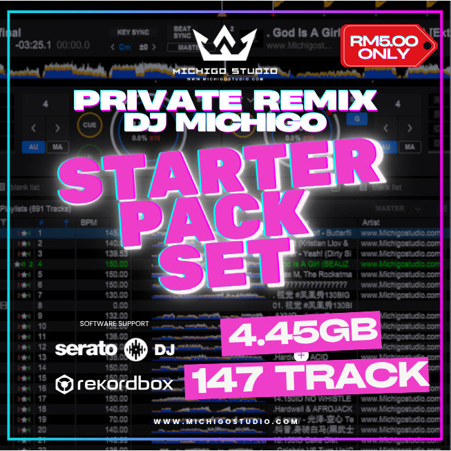 🔥 STARTER PACK SET VOL.1 2K25 – PRIVATE VIP REMIX PACK 4.45GB 🎧RM5.00 ONLY