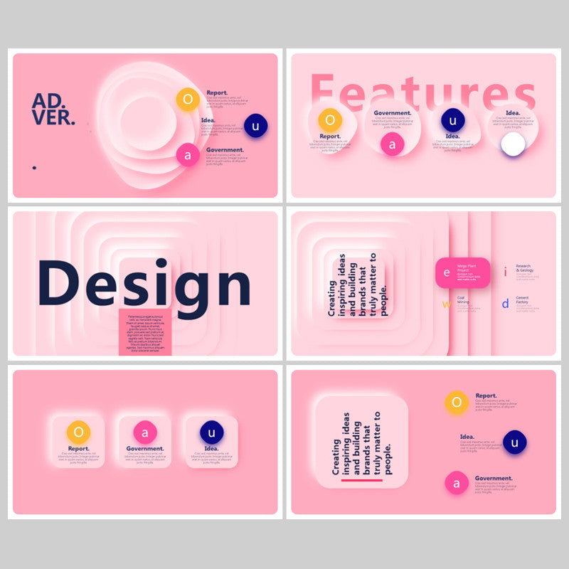 POWERPOINT TEMPLATE 6 | 🍬 Cute Animated Dynamic Pink Macaron High-End Work Report PPT Template [ MICHIGO STUDIO ]