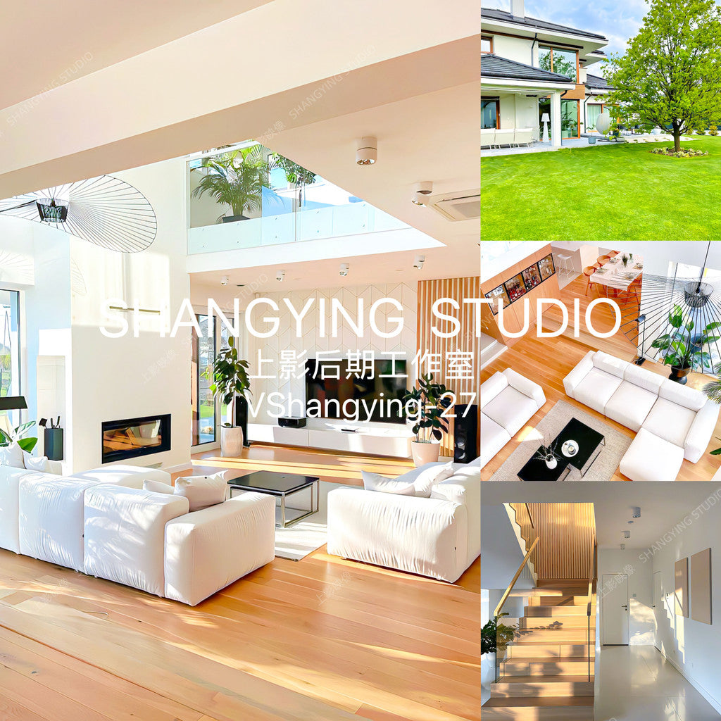 📸 Bright Vivid Clean Real Estate - Lightroom Preset (PS, PR, Capcut, FCPX, DaVinci, Mobile)