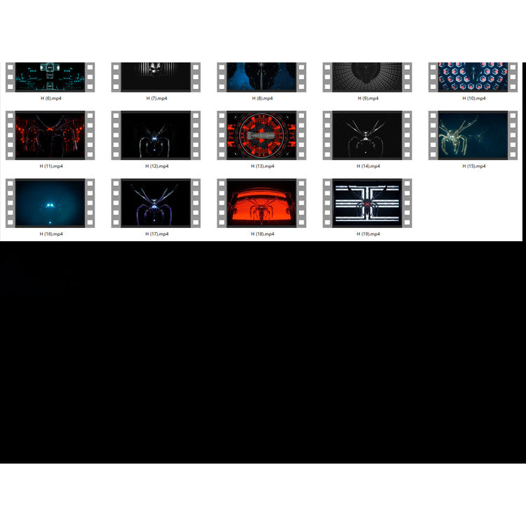 🎥 VJ LOOP | Red-Black Spider Flash Stage Explosion LED Visuals for Bar & Club 🕷️⚡🔥 [ MICHIGO STUDIO ]