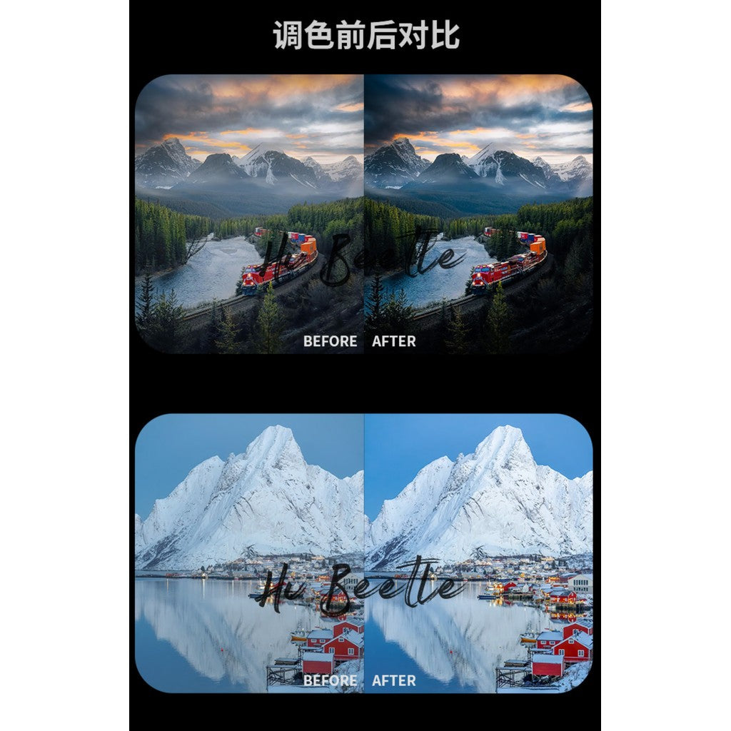 📸 Natural Landscape LR Preset – Lightroom Preset (Travel, PS, Mountain, Capcut, PR, Mobile)