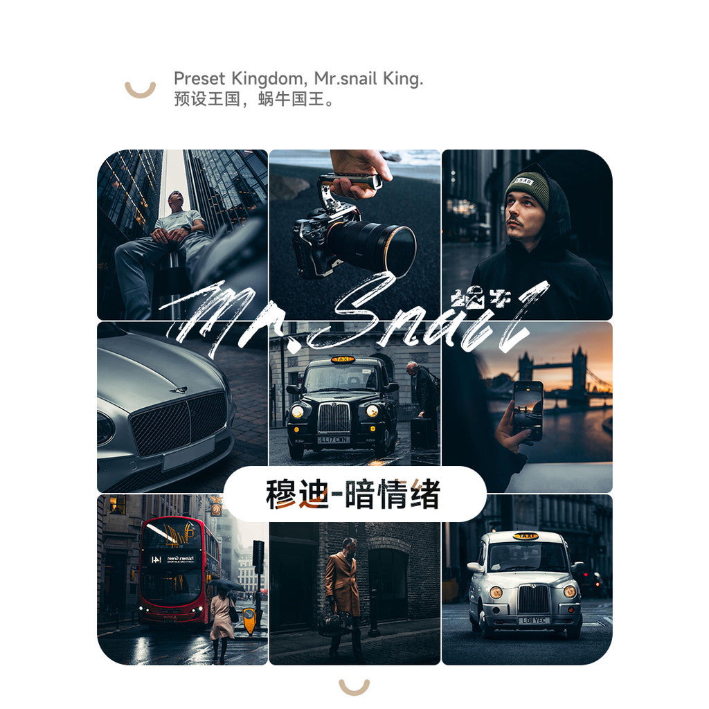 📸 Mr.231 Moody Dark Mood - Lightroom Preset (Capcut, FCP, Mobile, PS)