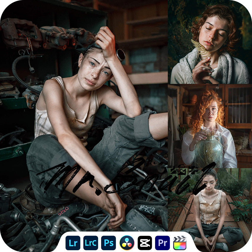 📸 Mr.229 Smoky Cyan Blue Movie - Lightroom Preset (Russian, PS, PR, Capcut, DaVinci)