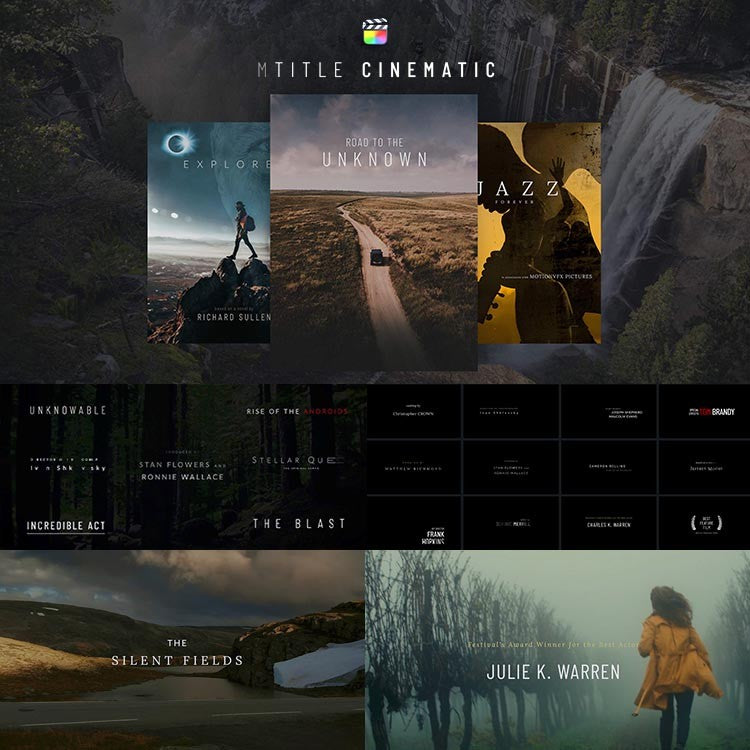 🎬 FCPX Plugin – 50 Cinematic Title Animations | Elegant Movie Openers ✨ [MICHIGO STUDIO]