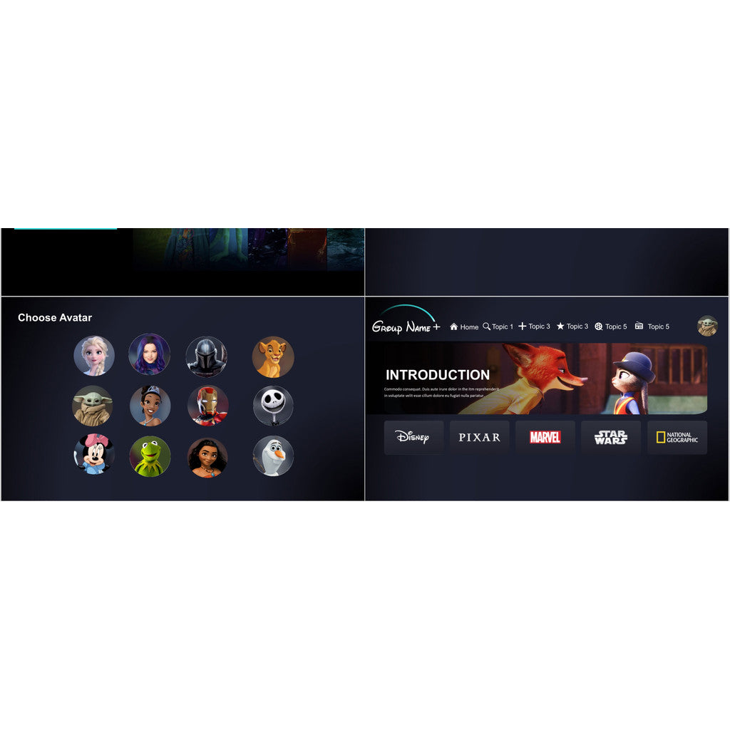 POWERPOINT 247 | 🏰 Disney Theme Disney Character Brand Introduction Event Planning