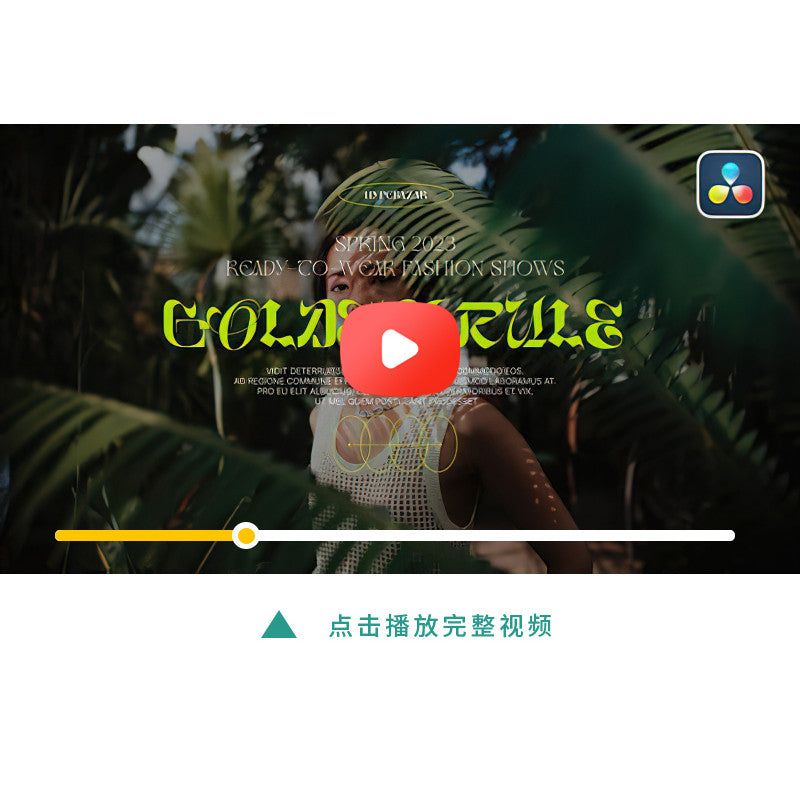 🎞️ Hollywood Titles v.2 | Stylish Film Name & Grain Subtitles [MICHIGO STUDIO]
