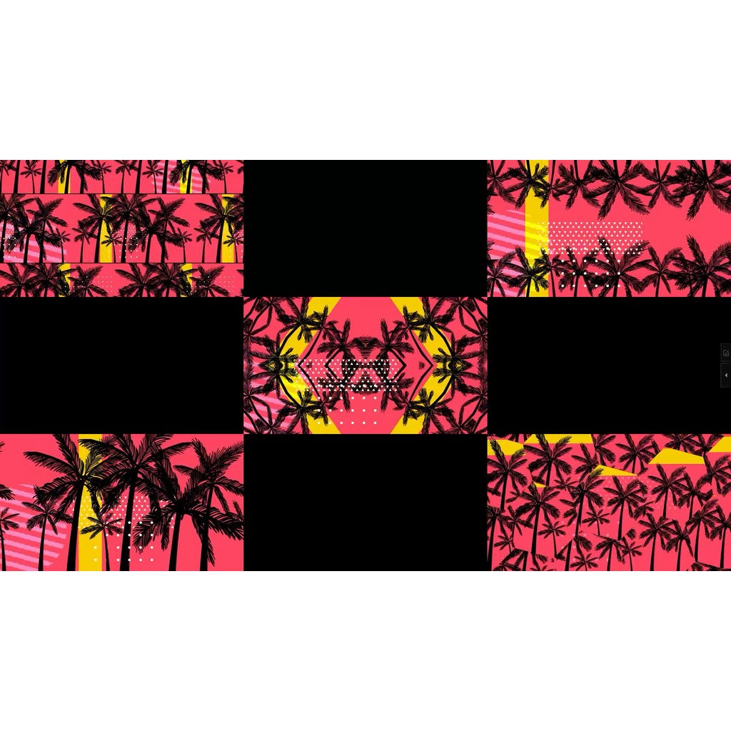 🎥 VJ LOOP | 🌴 Coconut Tree 🌅 HipHop Rap Vibes KTV Club Room LED Visual Pack 🎶 [ MICHIGO STUDIO ]