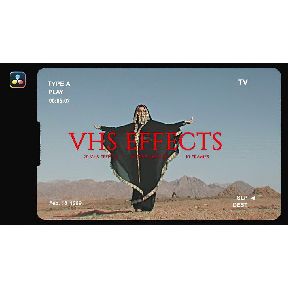 📼 VHS Effects | 20 Retro Snow Grain & Noise FX Templates [MICHIGO STUDIO]