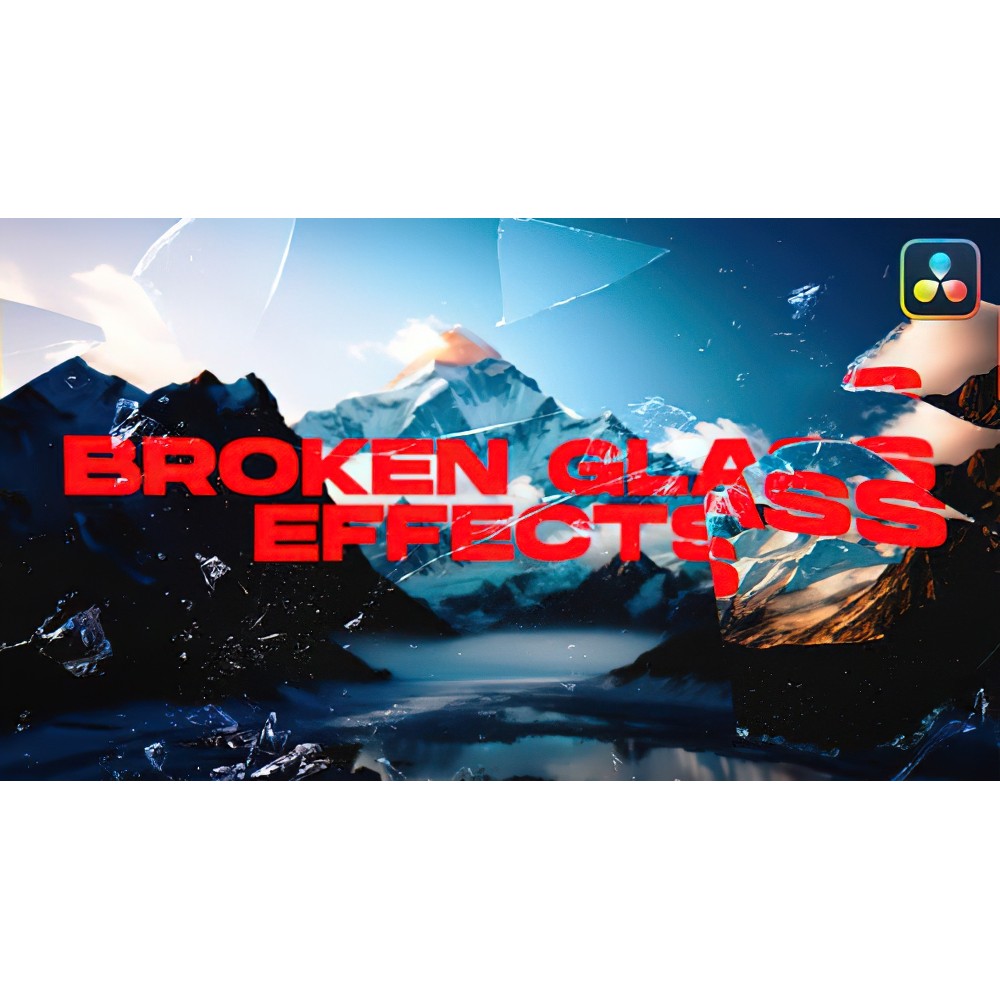 🪟 Broken Glass FX V1 | 15 Transparent Shattered Glass Overlays [MICHIGO STUDIO]