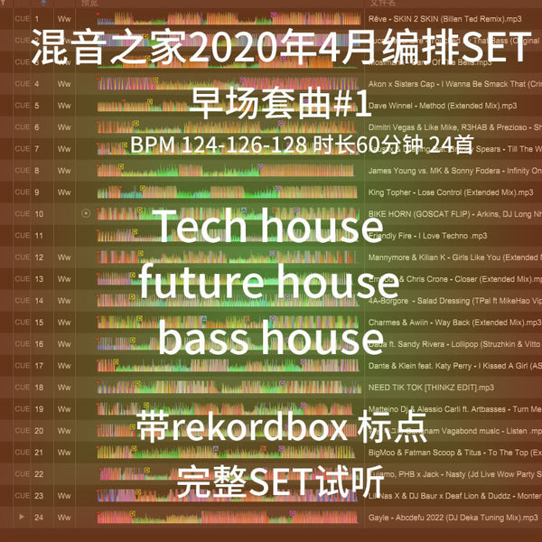 April 2022 Early Bar DJ Set 🍸 Hot Cue Ready | Plug & Play [MICHIGO STUDIO]