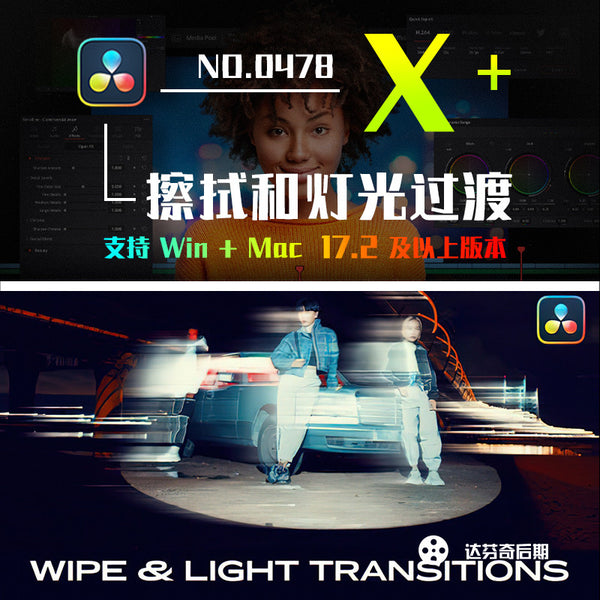 💡 Wipe Light FX | Flare, Glitch & Distortion Transitions [MICHIGO STUDIO]