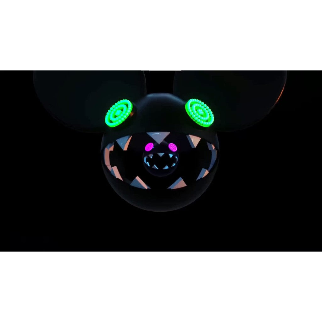 VJ LOOP | 🐭 Cartoon Bounce Mouse Head – Abstract LED Rhythm Visuals 🎵🎥 [MICHIGO STUDIO]