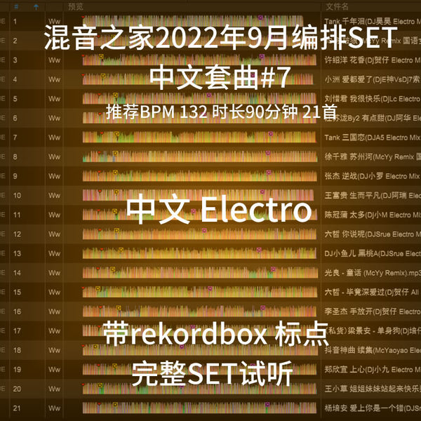 September 2022 Electro Classics DJ Set 🎶 Chinese Hits | Cue Points [MICHIGO STUDIO]