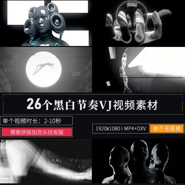 🎥 VJ LOOP | Black & White Flash Rhythm LOOP LED Club Stage Visuals [ MICHIGO STUDIO ]