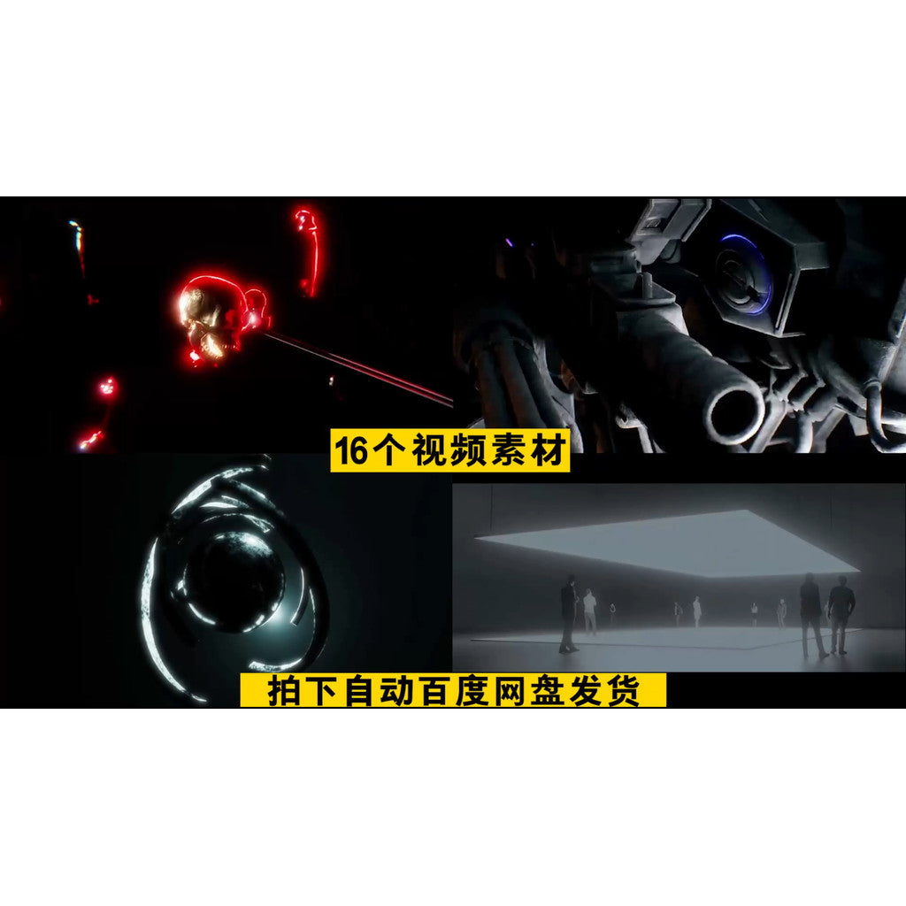 VJ LOOP | 🤖 Sci-Fi Tech Character Rhythm VJ Visuals for Club / LED Stage [ MICHIGO STUDIO ]
