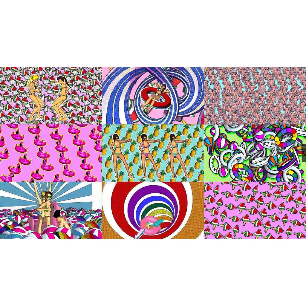 🎥 VJ LOOP | Pop Art Style Bounce Cartoon HipHop LED Visuals for Club 🎨👟🎭 [ MICHIGO STUDIO ]