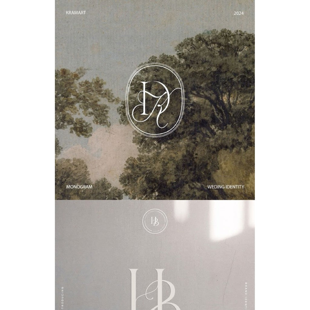 🎨 LOGO DESIGN | Custom Lettermark ✍️ English Logo for Beauty Brand, Wedding, Flower Shop 💐💅 [MICHIGO STUDIO]