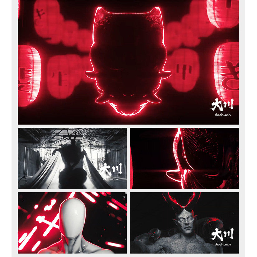 🎥 VJ LOOP | Halloween Skull Horror Sound Light Club DJ Stage Background 💀🎃 [ MICHIGO STUDIO ]