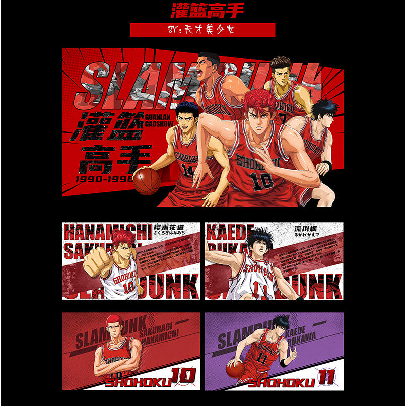 POWERPOINT TEMPLATE 156 | 🏀 Slam Dunk PPT Template Basketball Sports Hot-Blooded Manga Anime [ MICHIGO STUDIO ]