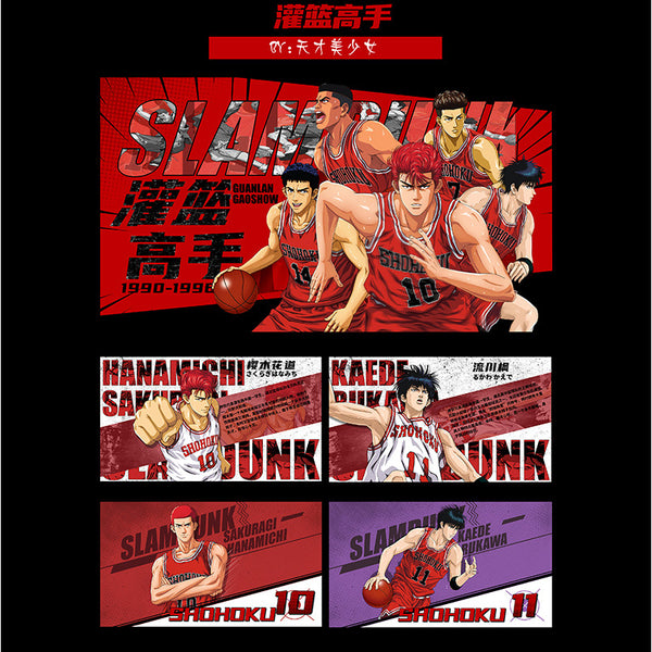 POWERPOINT TEMPLATE 156 | 🏀 Slam Dunk PPT Template Basketball Sports Hot-Blooded Manga Anime [ MICHIGO STUDIO ]