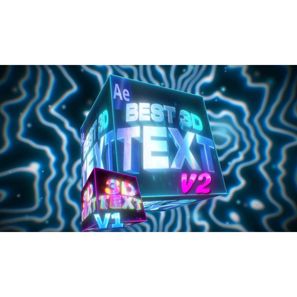 ✨ Shootatime Trendy 3D Text Effects + Psychedelic Acid Background Animation Elements (JPG + MP4) [MICHIGO STUDIO]