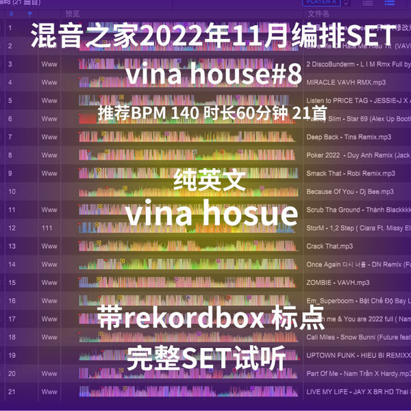 November 2022 VinaHouse DJ Set 🥁 Late Night Club Flow [MICHIGO STUDIO]