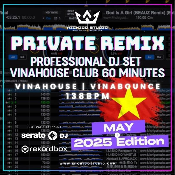 May 2025 VinaHouse Club DJ Set 🔊 Bar Set | Bounce Flow | Cue Point Ready [MICHIGO STUDIO] [012]