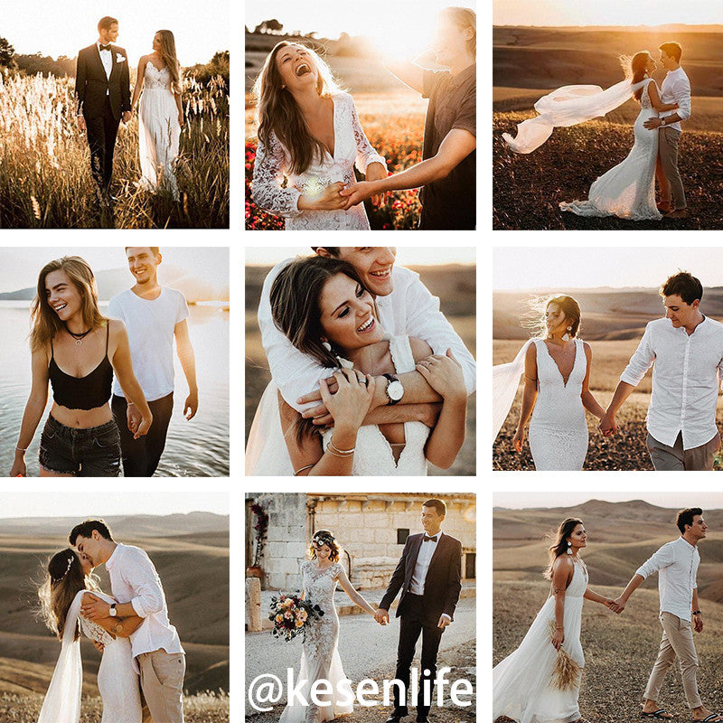 📸 Follow Wedding Travel Western Warm Film Sea Forest – Lightroom Preset (Bridal, Mobile, LR, PS)