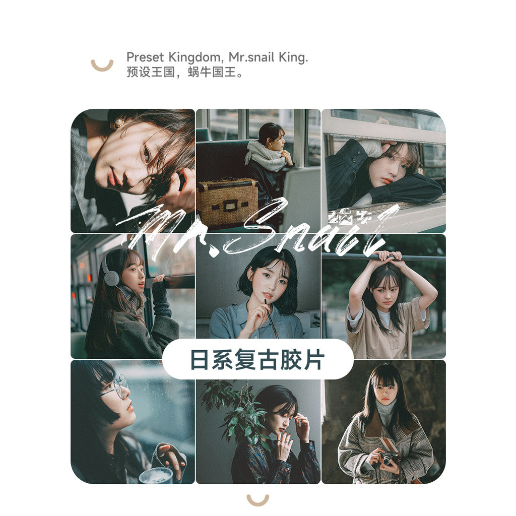 📸 Mr.222 Japanese Vintage Film - Lightroom Preset (PR, PS, DaVinci, Capcut, FCPX)