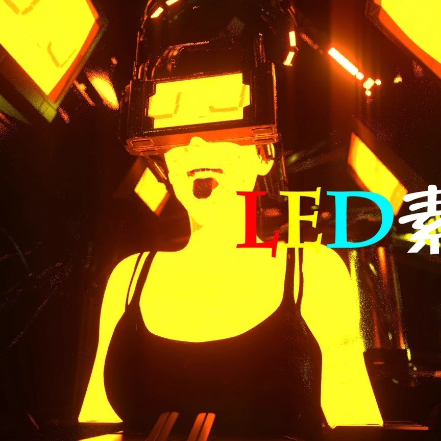 VJ LOOP | 🏭 Abstract Industrial Metal Art – LED Big Screen Club Visual VJ ✨⚙️ [MICHIGO STUDIO]