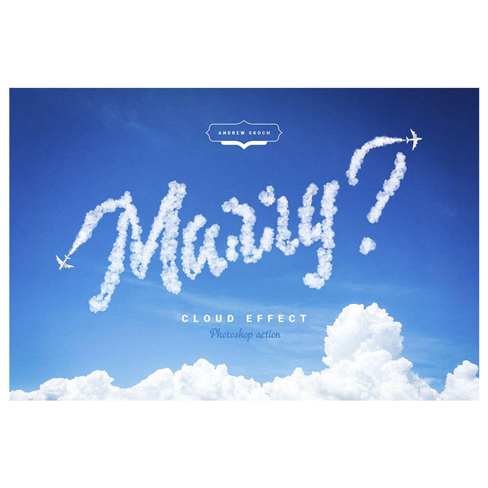 🎨 PSD TEMPLATE | Cloud Effect Text Preset Smoke Generator PSD [MICHIGO STUDIO]