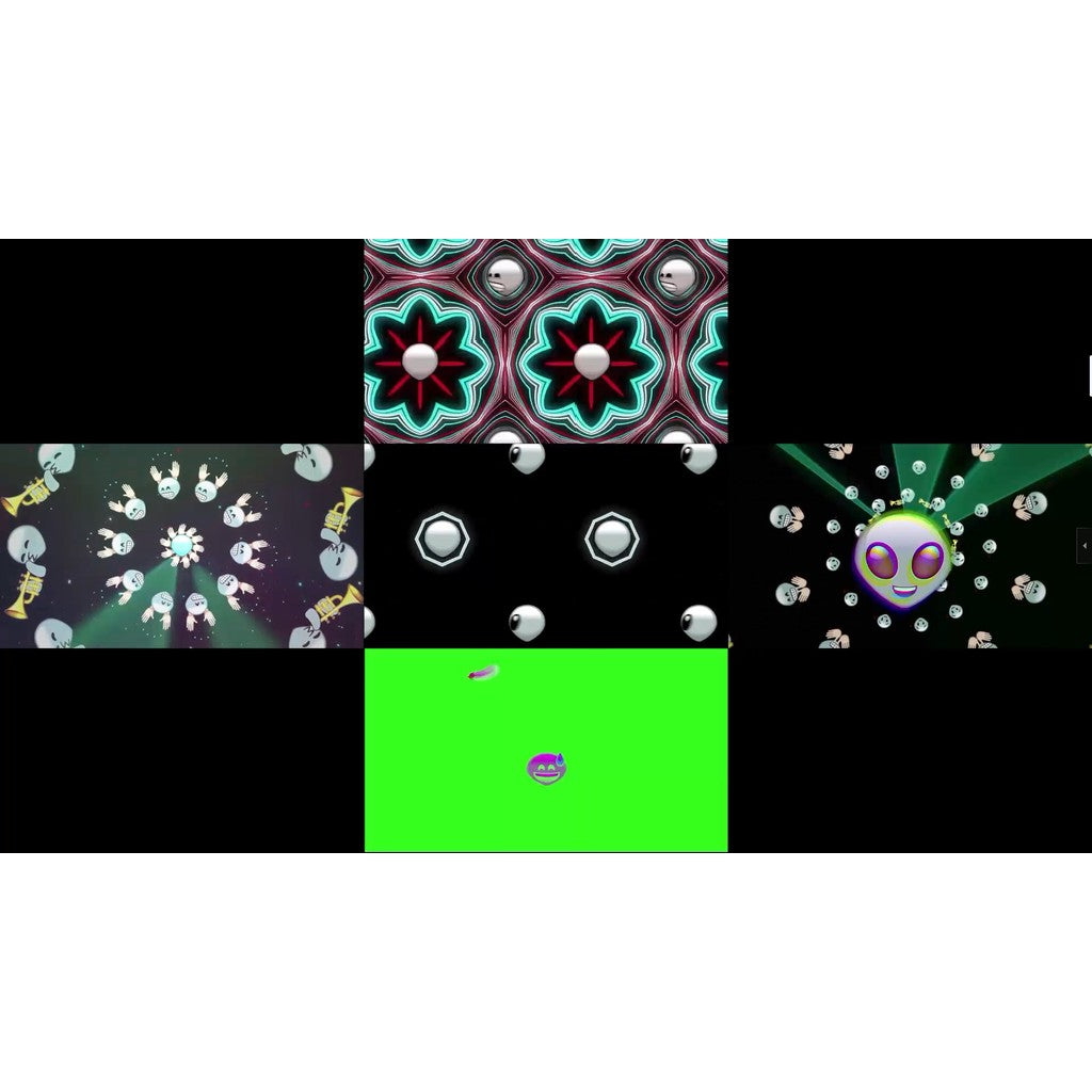 🎥 VJ LOOP | 🌀 Bounce Anime Style 🎭 Rhythm Cartoon Visuals for Club LED 🪩 [ MICHIGO STUDIO ]