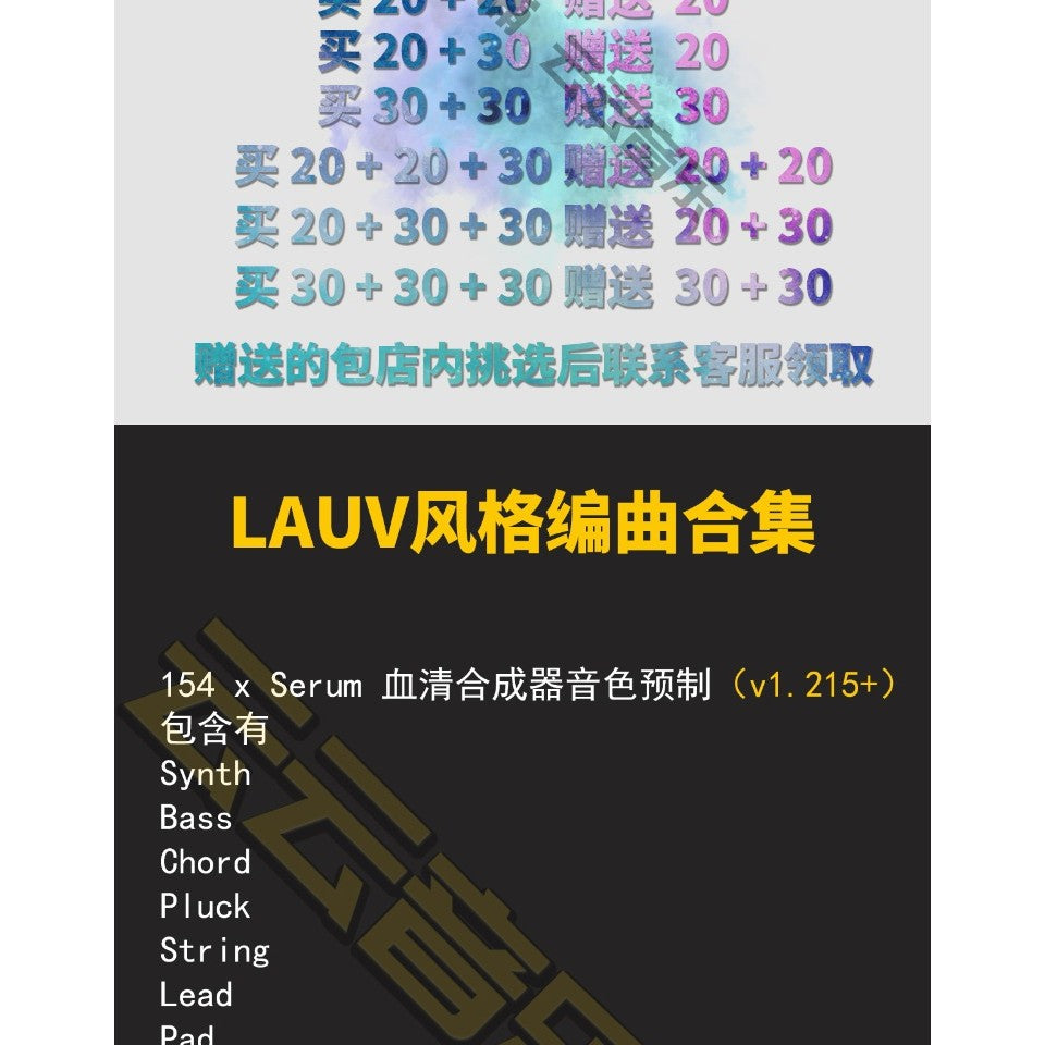 🎹 Future Pop Synth Pack | LAUV Vocal Chops, Serum Presets & Live Drum Kits [MICHIGO STUDIO]