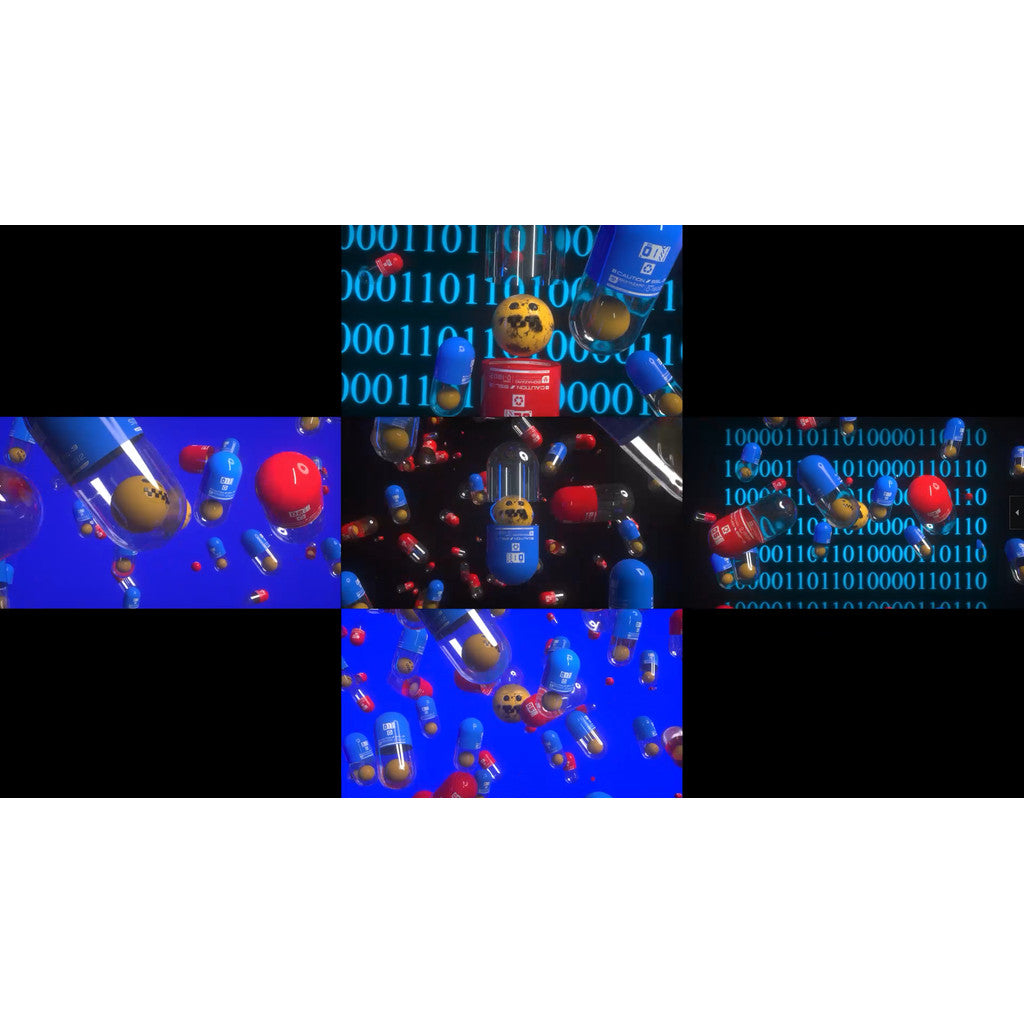 🎥 VJ LOOP | Bounce Capsule Cartoon Rhythm LED Visuals for Club 💊🎞️⚡ [ MICHIGO STUDIO ]