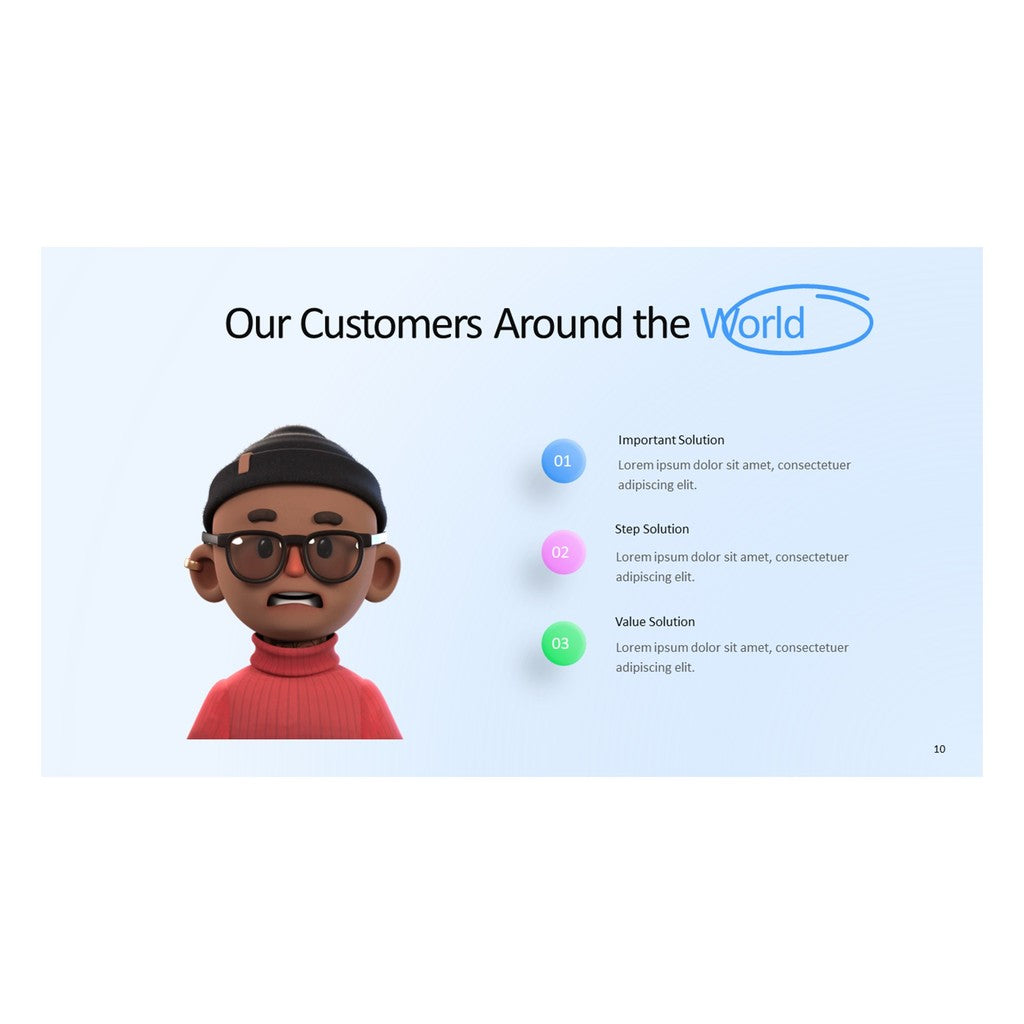 POWERPOINT TEMPLATE 289 | 🏆 40 Pages 3D Exquisite Layout Character Model Work Report Lesson Competition PPT