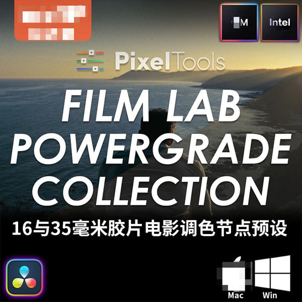 🎬 Film Lab PowerGrade Collection 2.0 🎞️ DaVinci Resolve Vintage Film Look Nodes Preset [MICHIGO STUDIO]