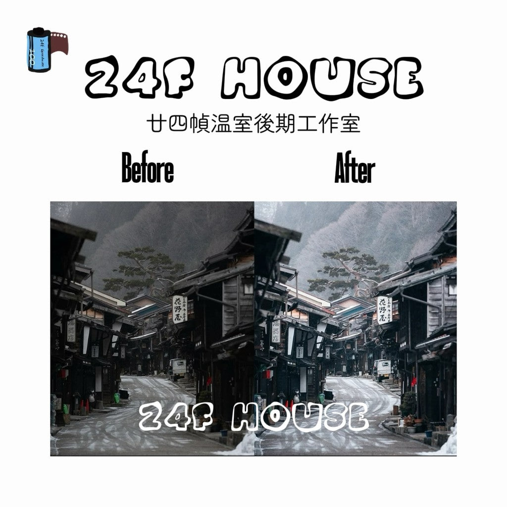 📸 Simulate Yamaguchi Koju Vintage Street – Lightroom Preset (8 Sets, Mobile, PS, Pixelcake)