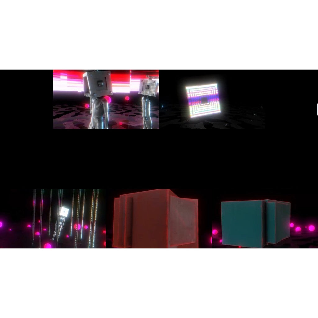 🎥 VJ LOOP | Bounce Rhythm Animated Lines Abstract LED Club Visuals 🔁🎬🎶 [ MICHIGO STUDIO ]