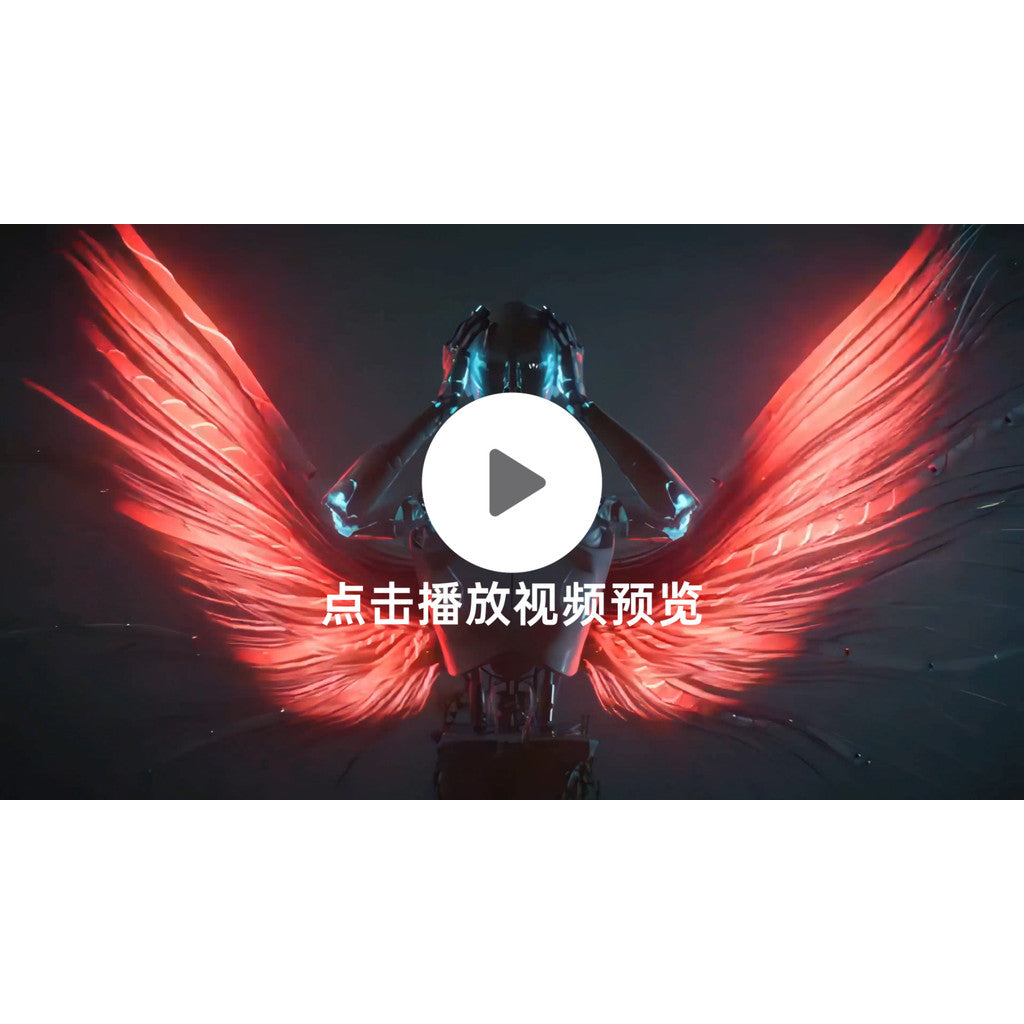 VJ LOOP | 🎛️ Sci-Fi Robot Stage Performance – Music Festival Sound & Light VJ LED 🤖🔊 [MICHIGO STUDIO]